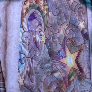 Artistic Stained Glass Design Bath Accessories